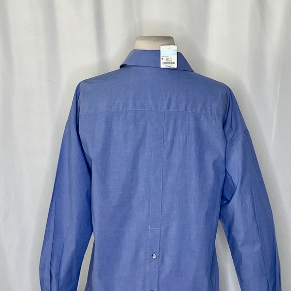 NWT!! J. MCLAUGHLIN Larrie Blouse Shirt Buttondown French Blue Coastal Small - Picture 11 of 15